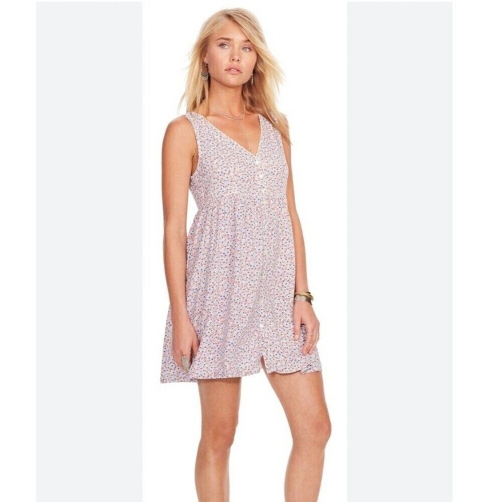 Ralph Lauren‎ Denim & Supply Floral Print Large Sleeveless Dress Size Small